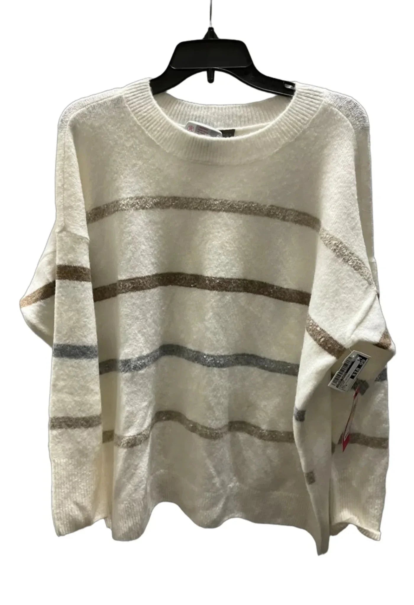 Sweater By Vince Camuto In Striped Pattern, Size: M