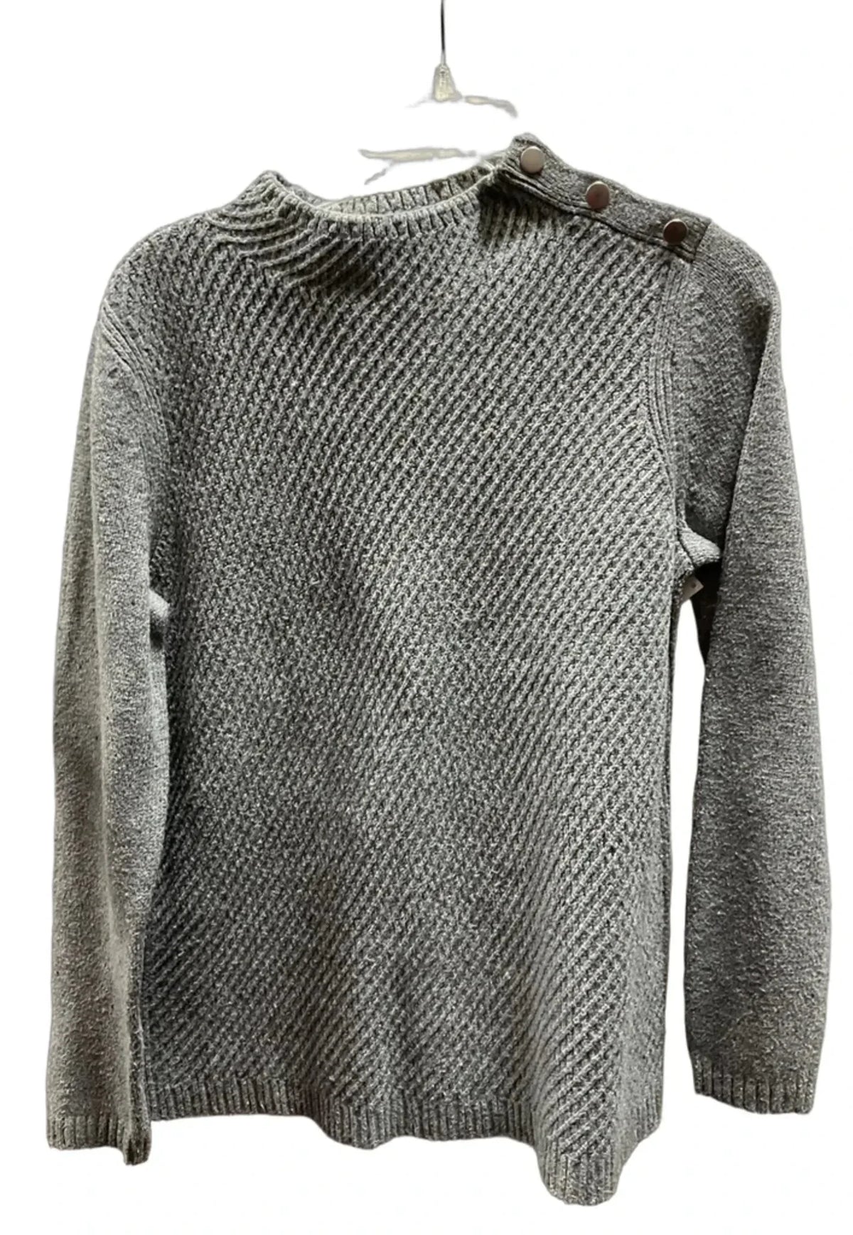 Sweater By Talbots In Grey, Size: M