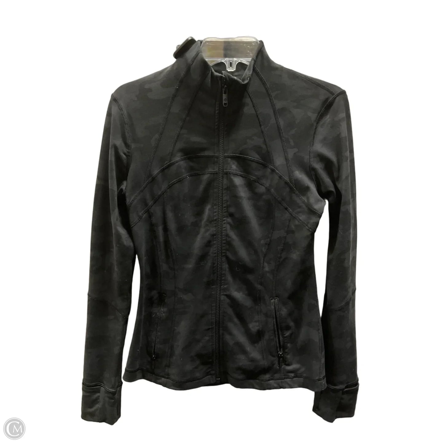 Athletic Jacket By Lululemon In Camouflage Print, Size: M