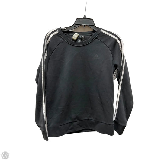 Sweatshirt Crewneck By Adidas In Black, Size: M