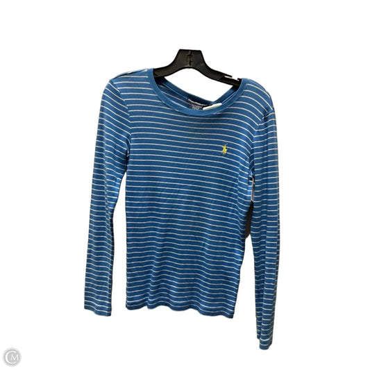 Top Long Sleeve By Ralph Lauren In Striped Pattern, Size: M