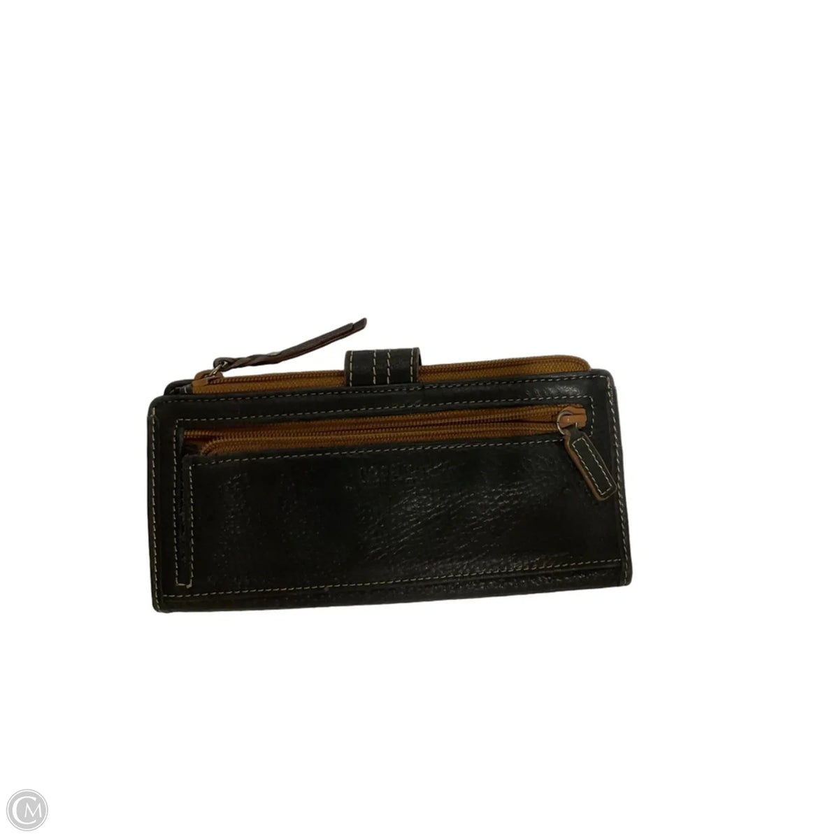 Wallet Leather By Fossil, Size: Large