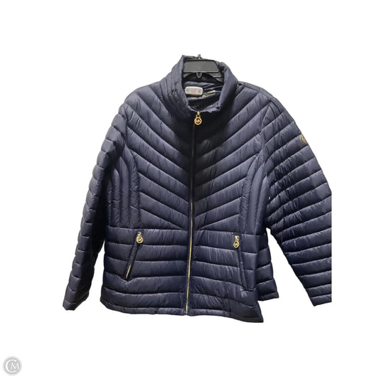 Coat Puffer & Quilted By Michael By Michael Kors In Navy, Size: 2x