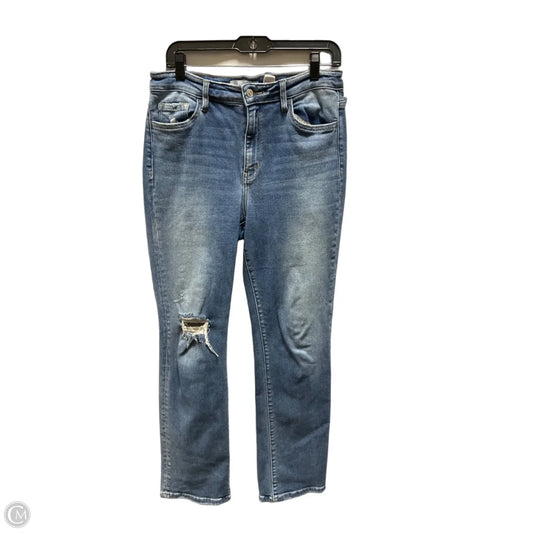 Jeans Boot Cut By Flying Monkey In Blue Denim, Size: 10