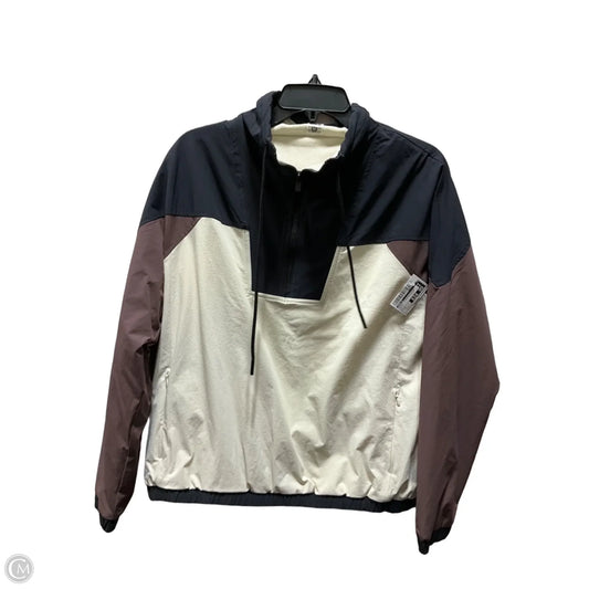 Jacket Windbreaker By Mono B In Multi-colored, Size: S