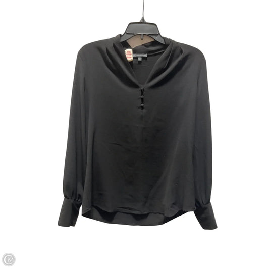 Top Long Sleeve By Adrianna Papell In Black, Size: M