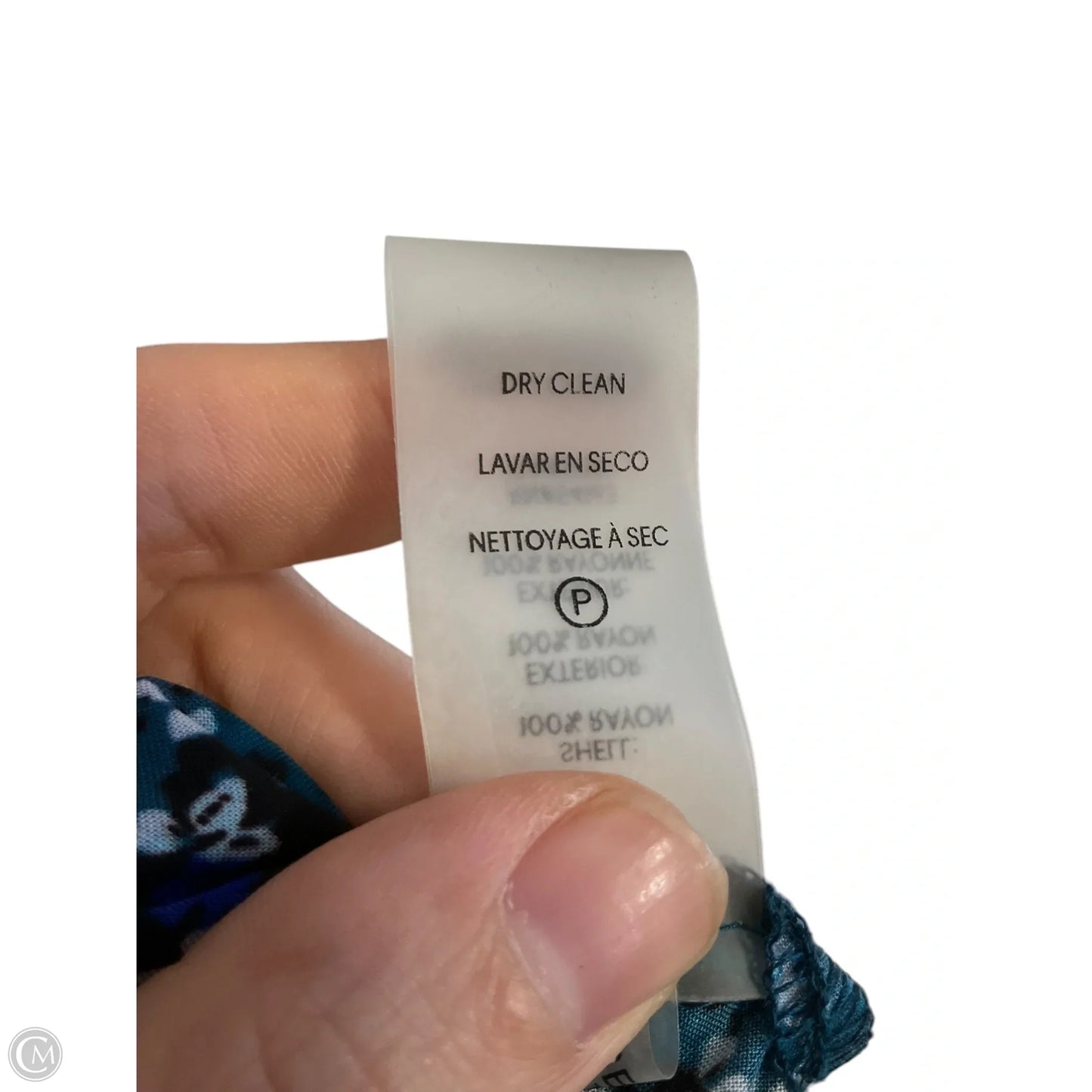 Dress Casual Midi By Calvin Klein In Blue, Size: 4