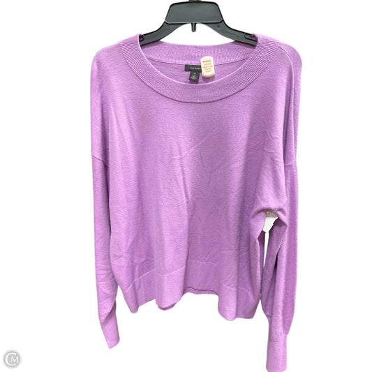 Cardigan By Halogen In Purple, Size: Xl