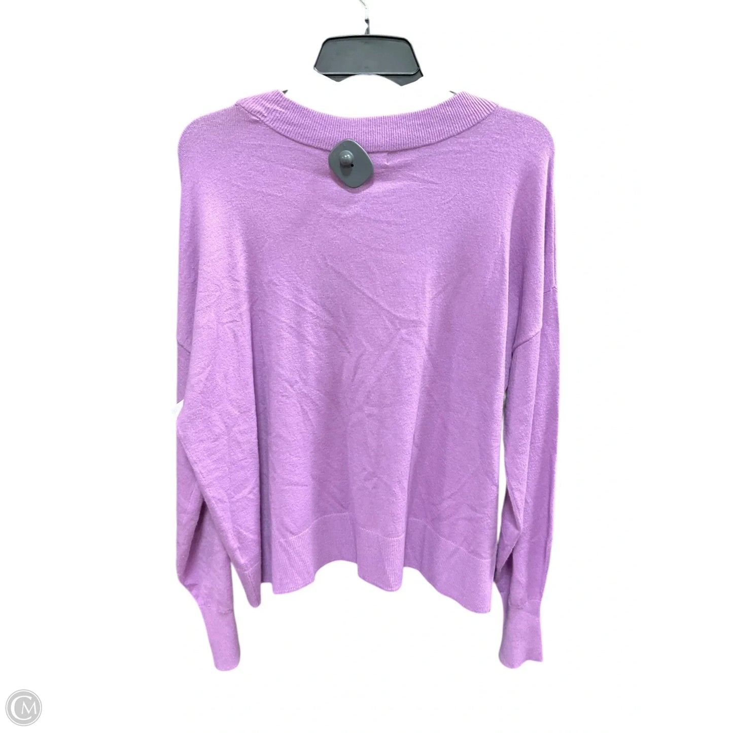 Cardigan By Halogen In Purple, Size: Xl