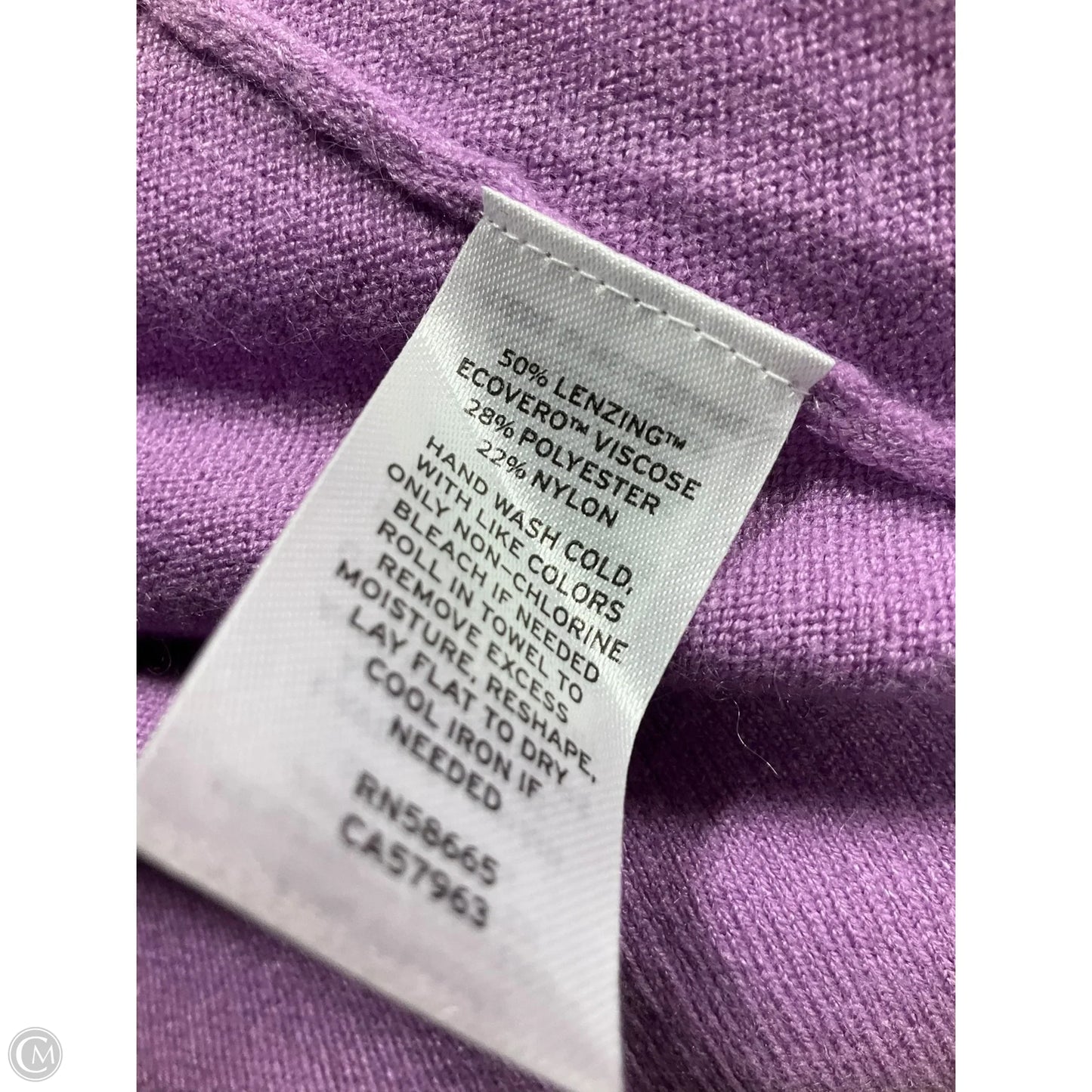 Cardigan By Halogen In Purple, Size: Xl