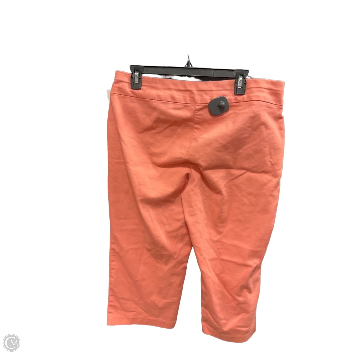 Capris By Croft And Barrow In Coral, Size: 14