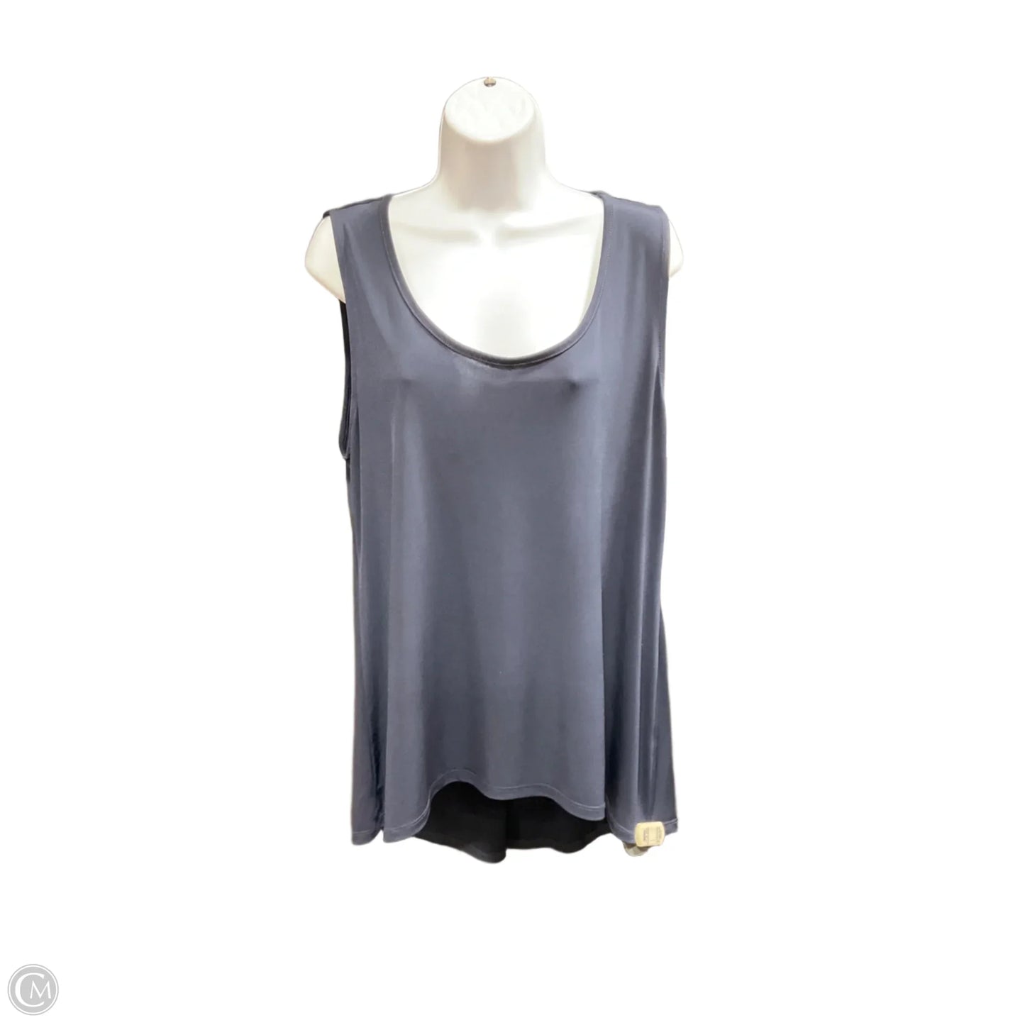 Top Sleeveless Basic By Grace In Navy, Size: Xl