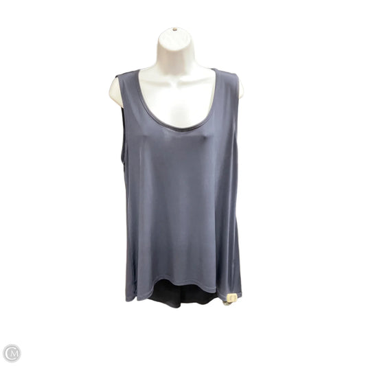 Top Sleeveless Basic By Grace In Navy, Size: Xl