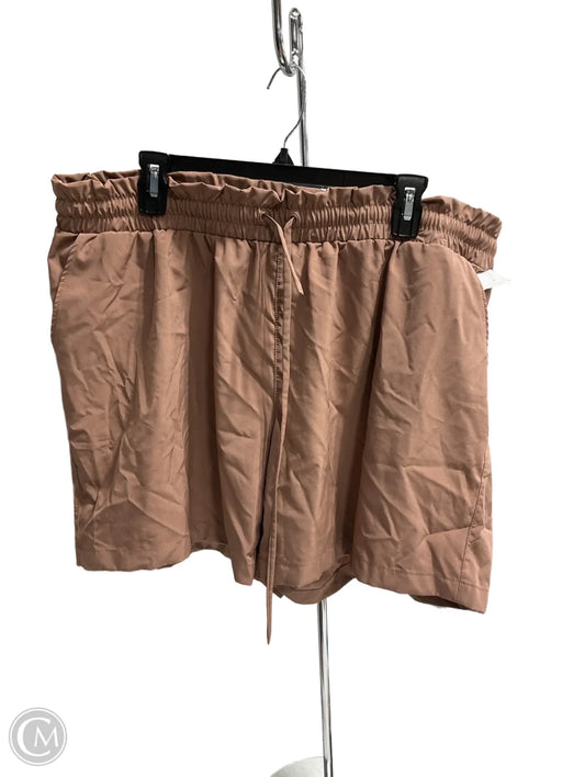 Athletic Shorts By Mondetta In Brown, Size: Xxl