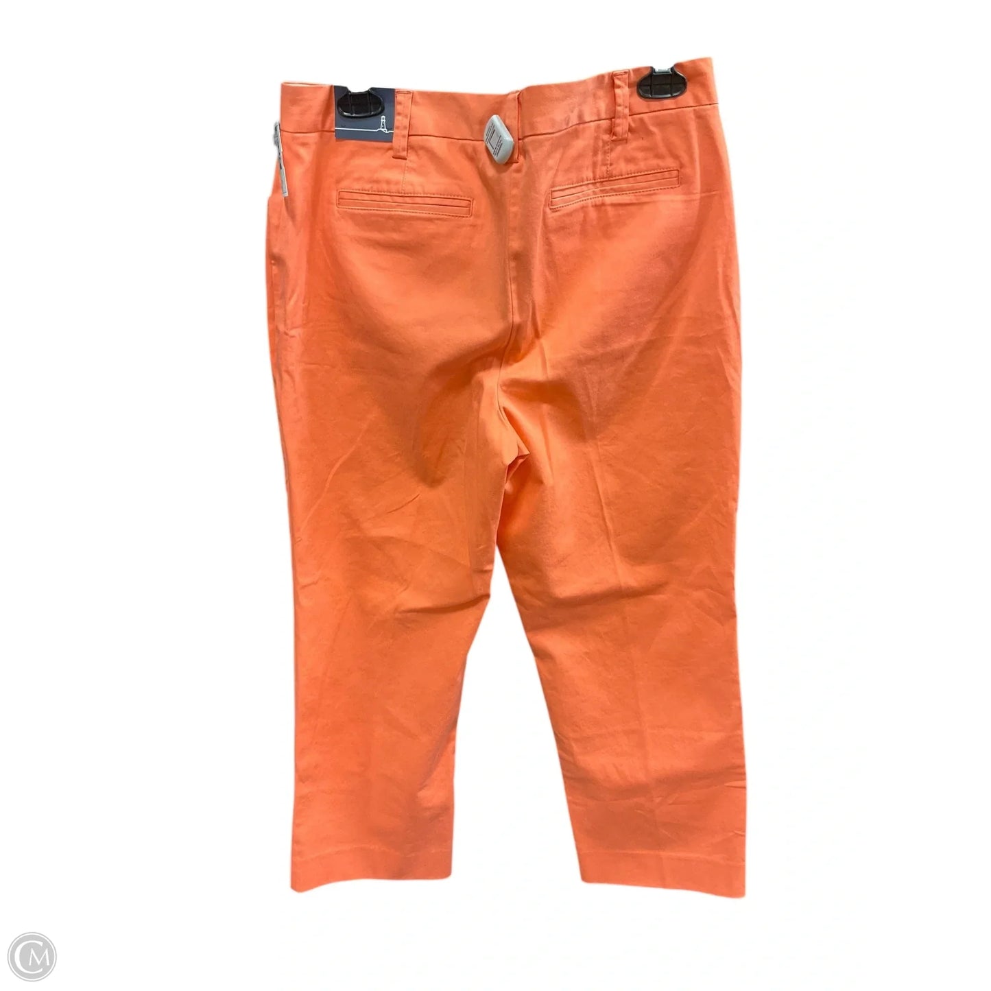 Pants Cropped By Lands End In Orange, Size: 10