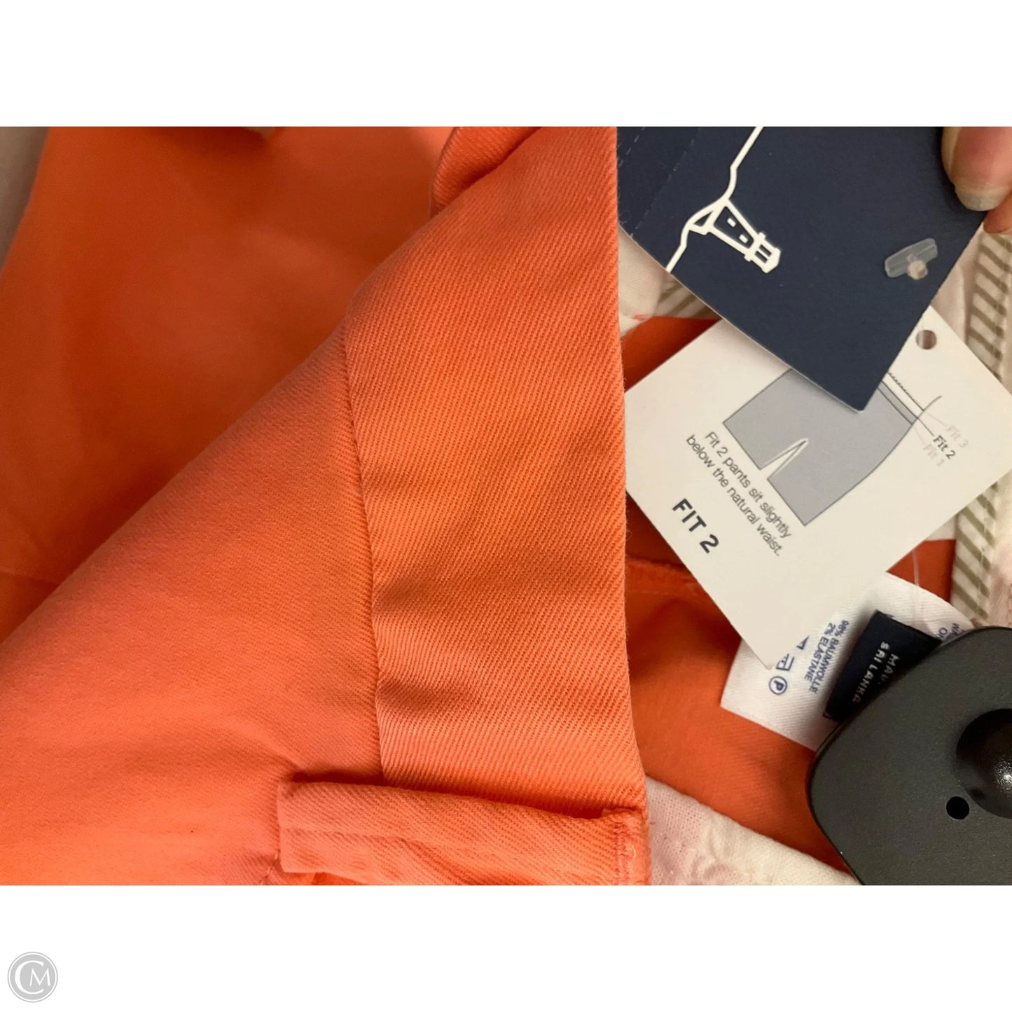 Pants Cropped By Lands End In Orange, Size: 10