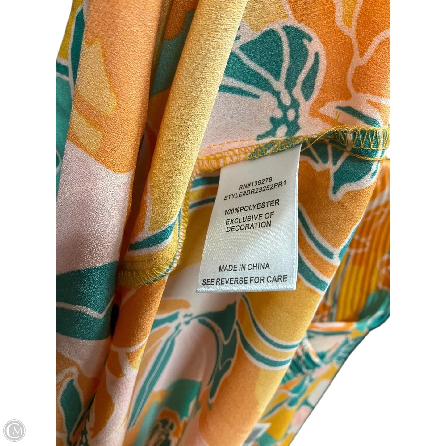 Top Long Sleeve By Dr2 In Orange, Size: L