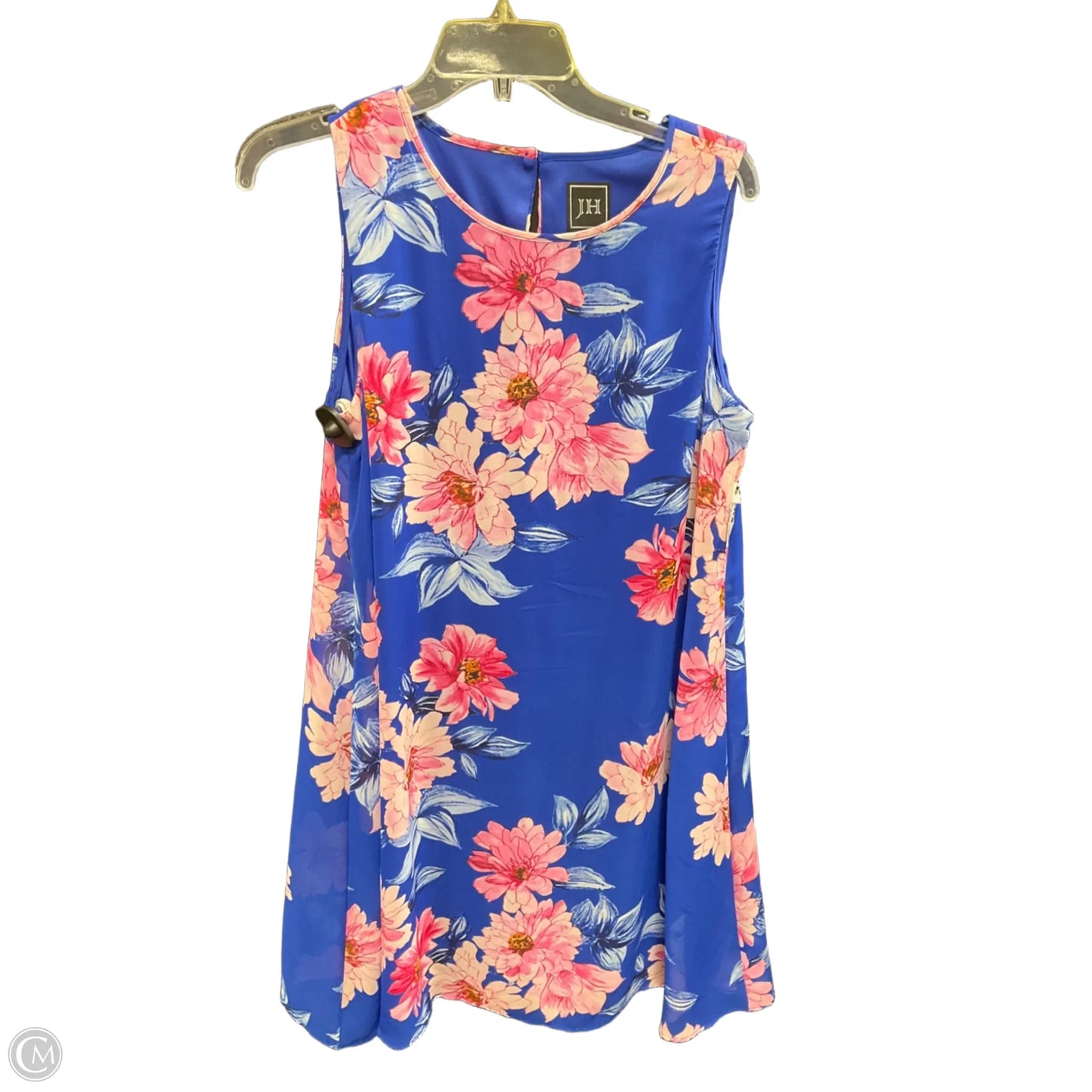 Dress Casual Midi By Clothes Mentor In Blue, Size: 12