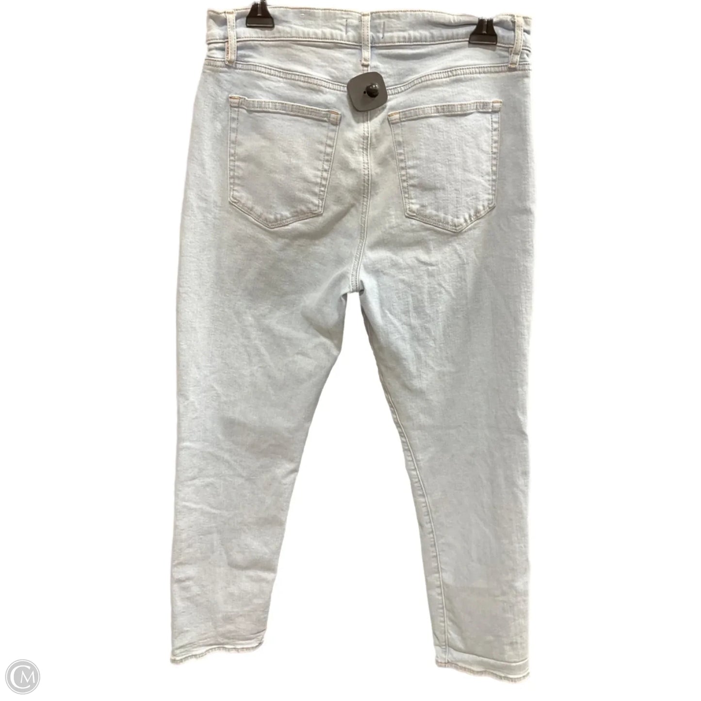 Jeans Straight By Loft In Blue Denim, Size: 8