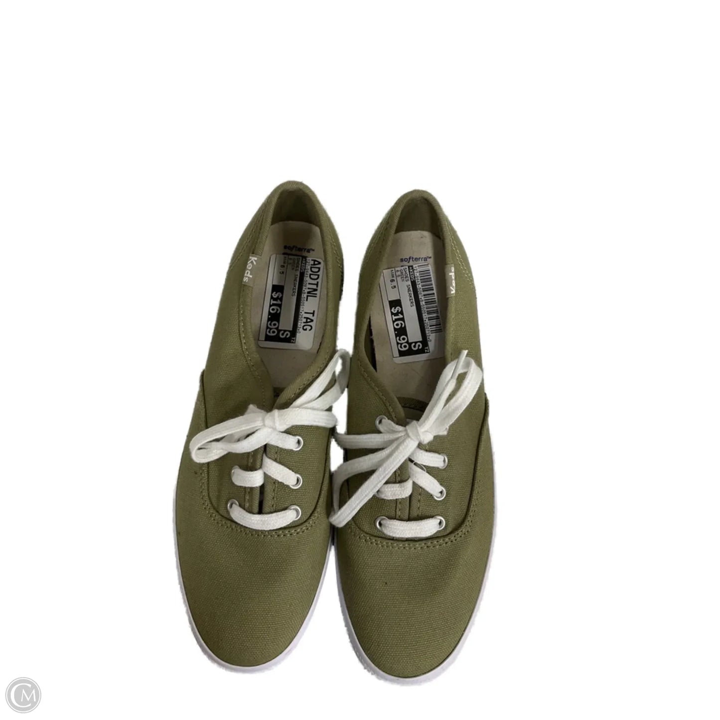 Shoes Sneakers By Keds In Green, Size: 6.5