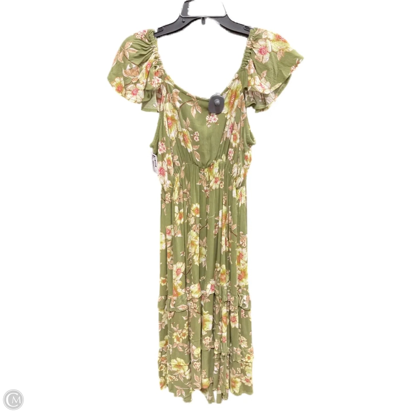 Dress Casual Maxi By Maurices In Green, Size: Xs