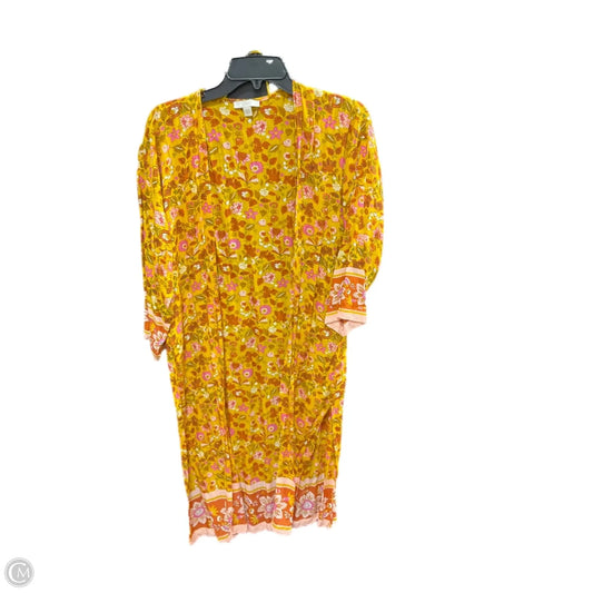Shawl By Loft In Yellow, Size: Xs