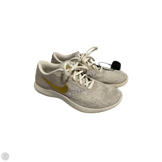 Shoes Athletic By Nike In Beige, Size: 6