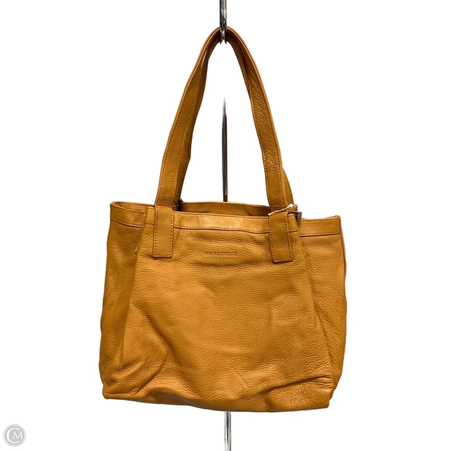 Handbag Leather By Cma, Size: Medium