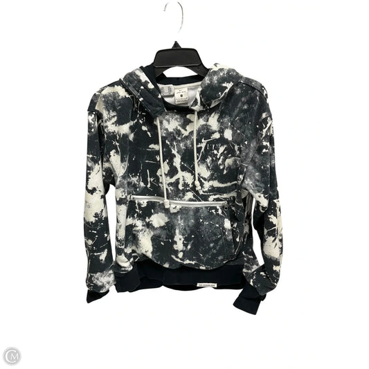 Athletic Sweatshirt Hoodie By Nike Apparel In Black & Grey, Size: S