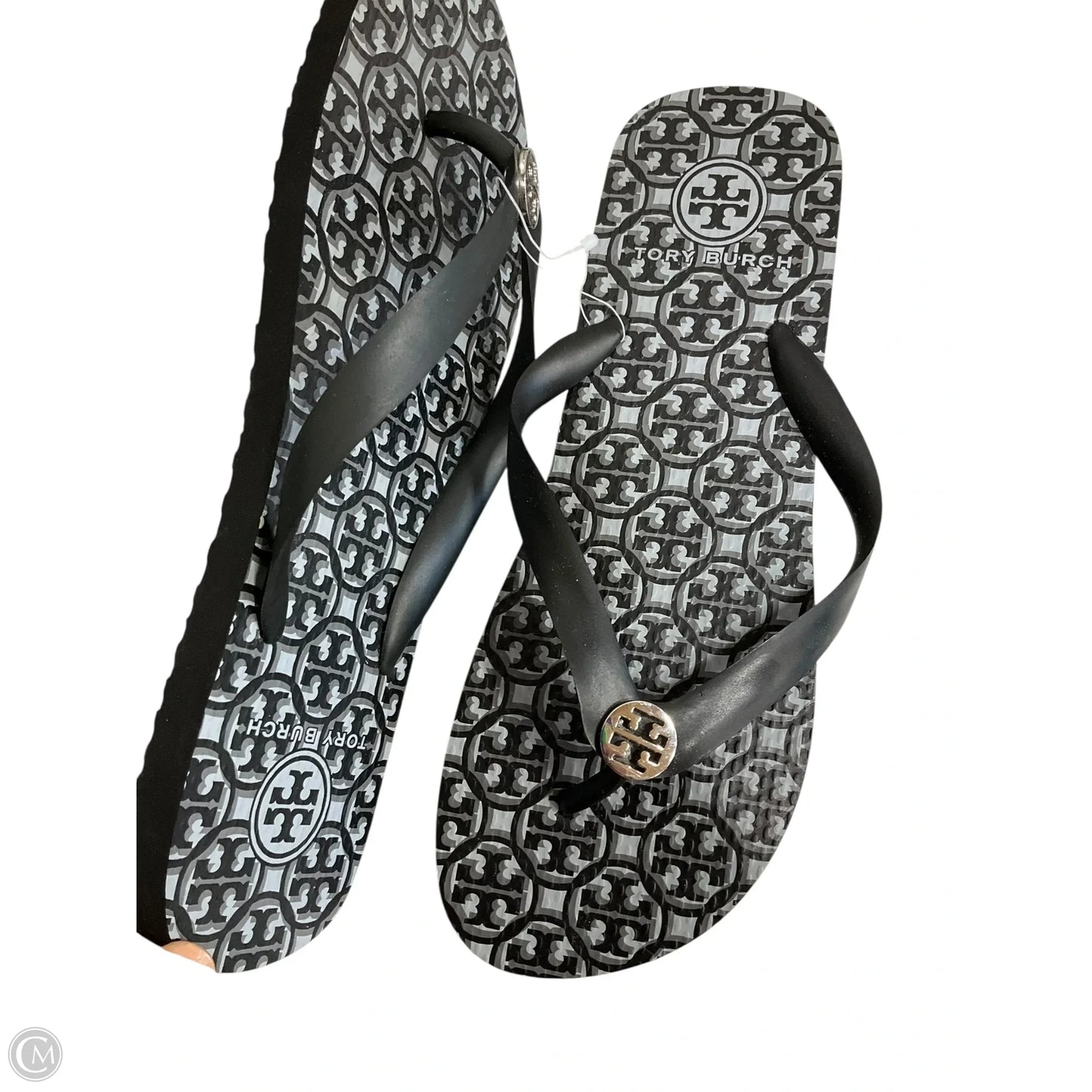 Sandals Designer By Tory Burch In Black, Size: 9