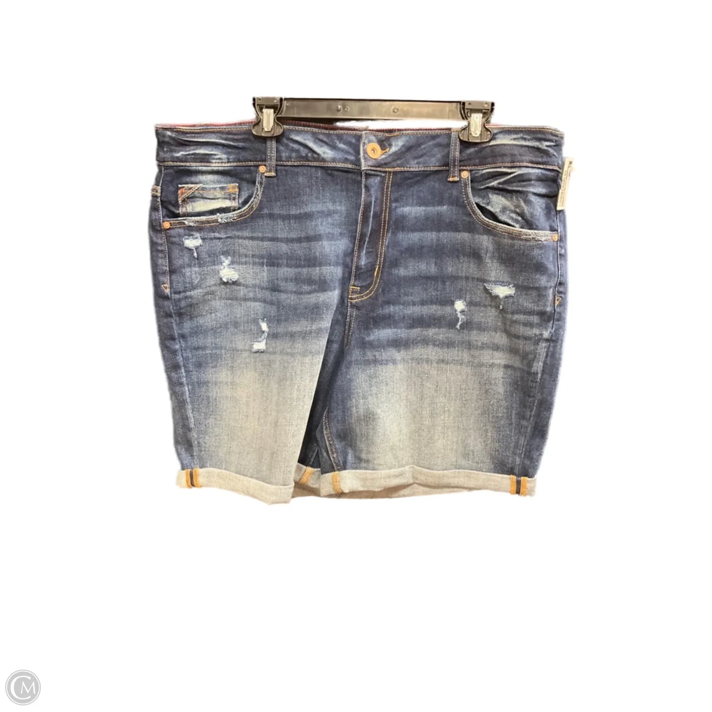 Shorts By Clothes Mentor In Blue Denim, Size: 20