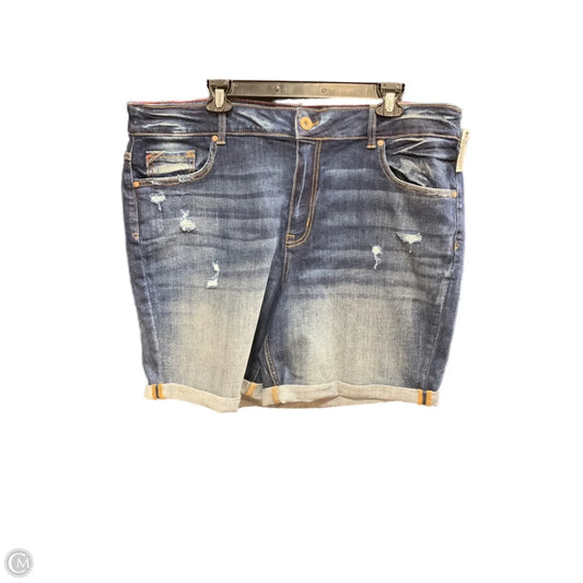Shorts By Clothes Mentor In Blue Denim, Size: 20