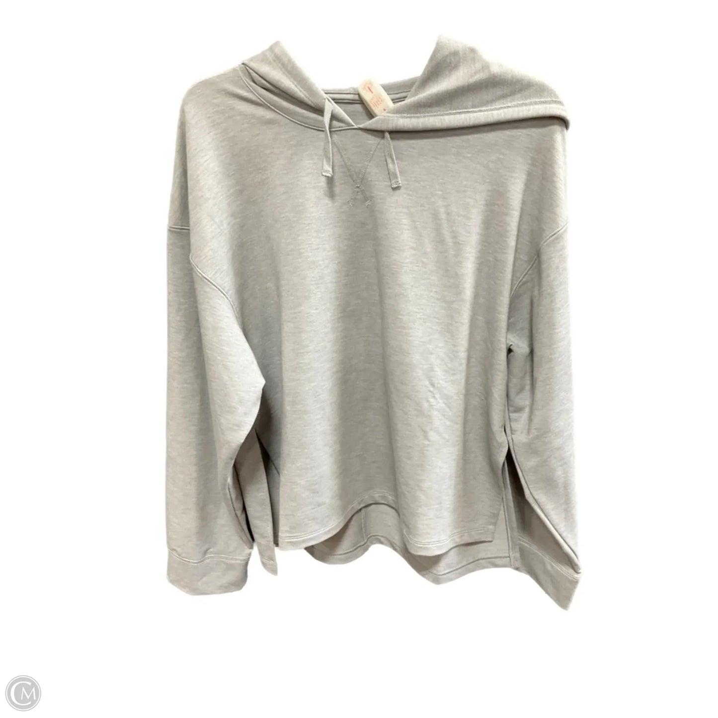 Athletic Sweatshirt Hoodie By Nike Apparel In Grey, Size: S