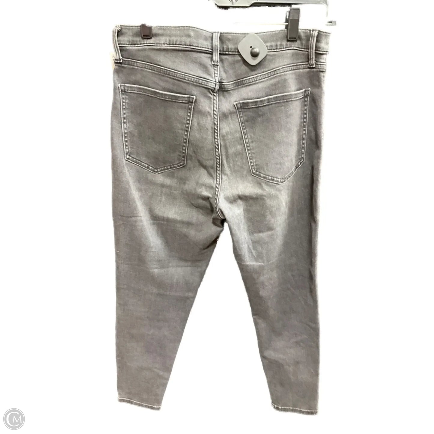Jeans Skinny By Banana Republic In Black Denim, Size: 10