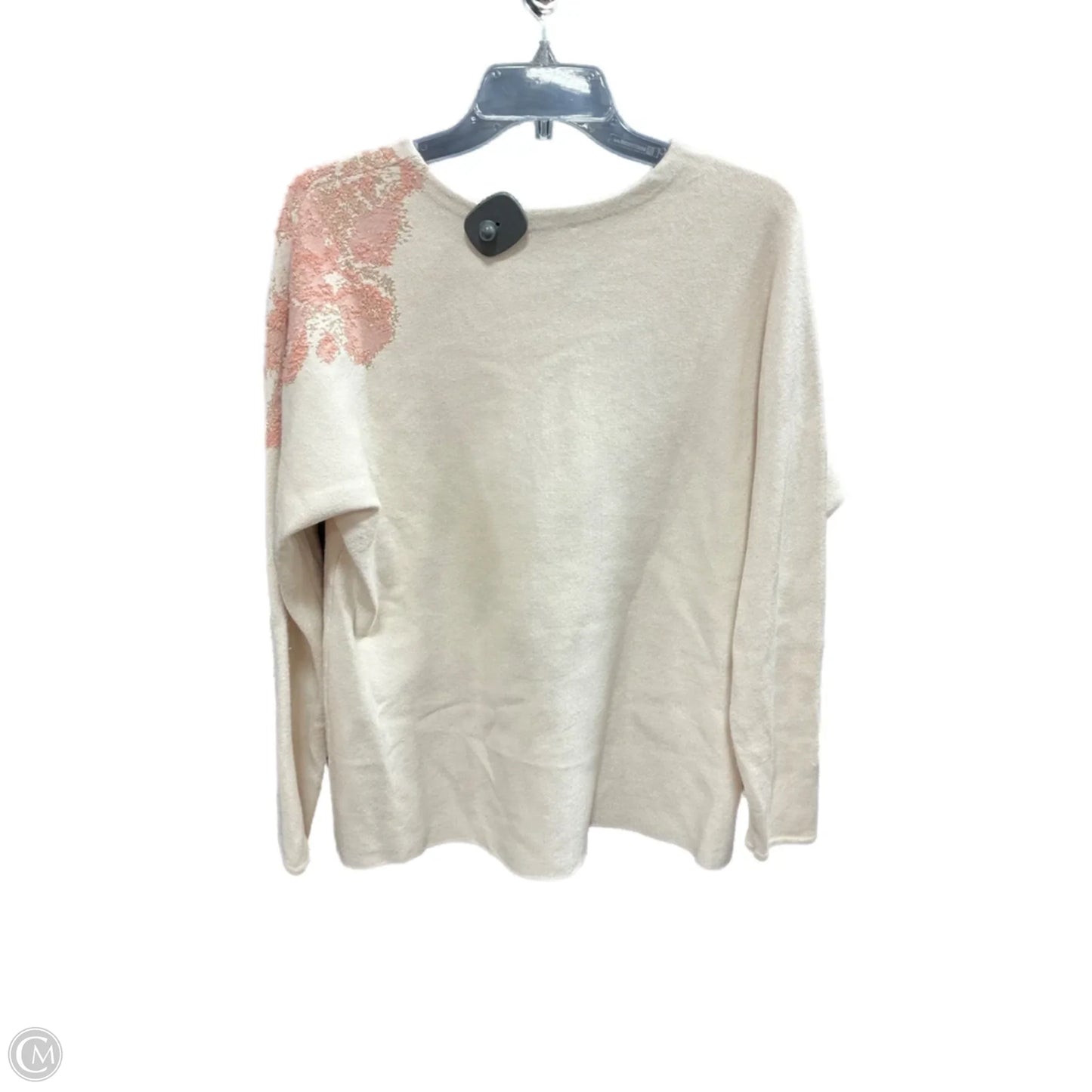 Top Long Sleeve By Chicos In Cream, Size: L