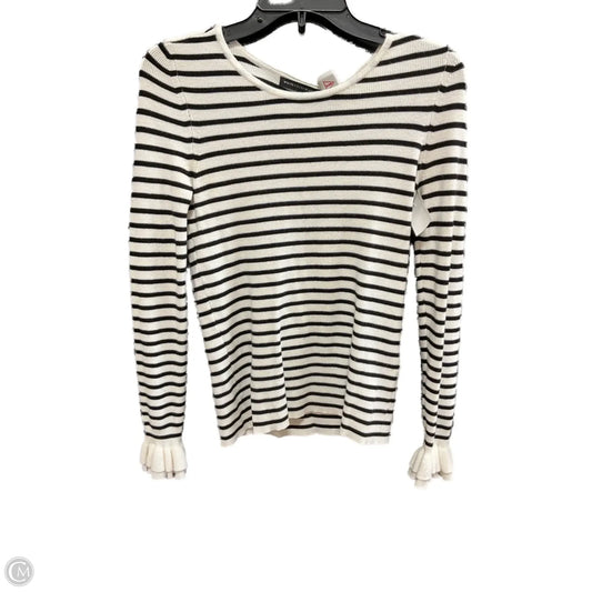 Top Long Sleeve By White House Black Market In Striped Pattern, Size: S