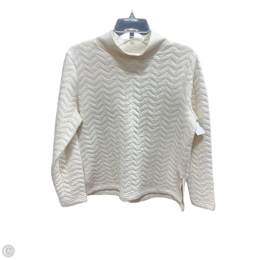 Top Long Sleeve By St Johns Bay In White, Size: M