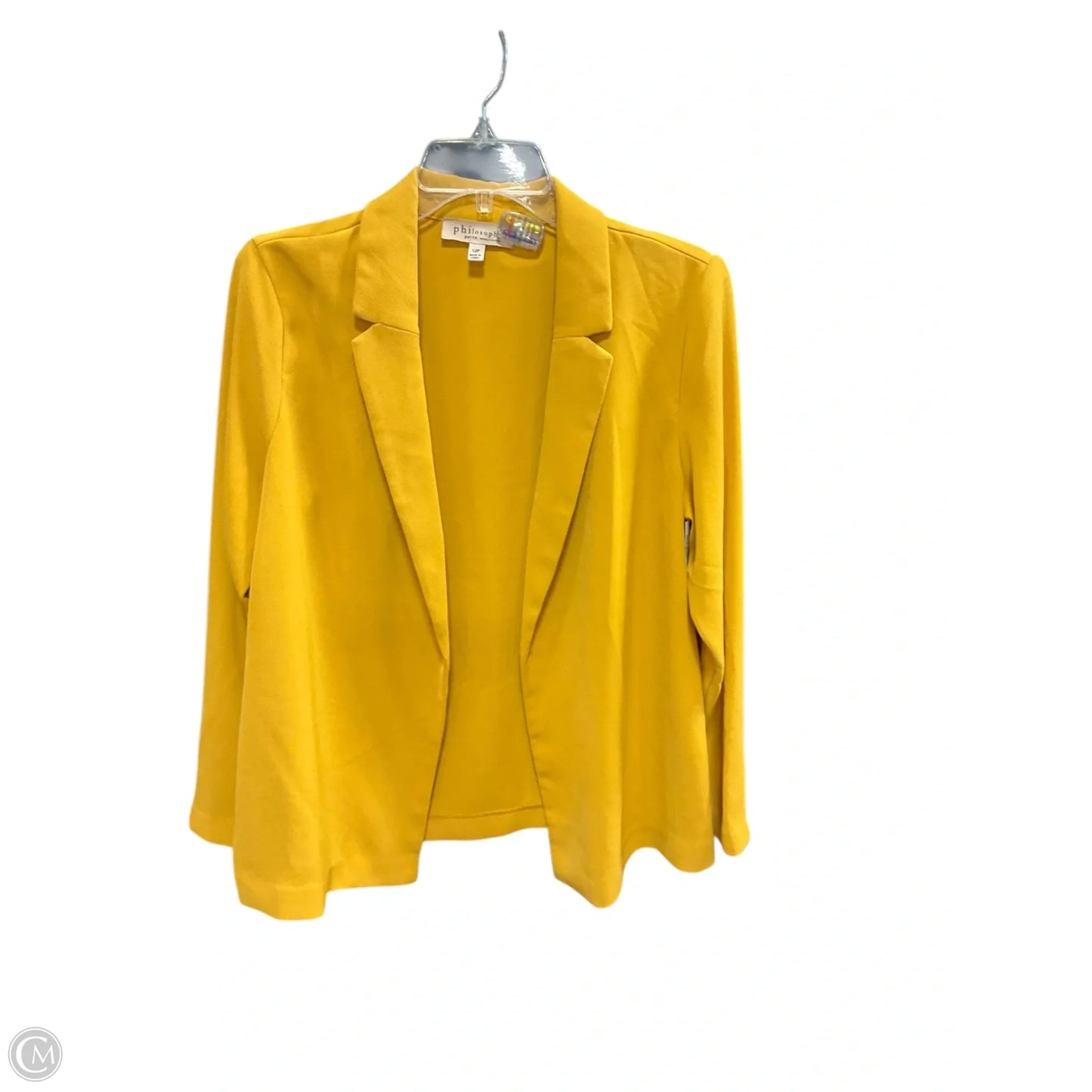 Cardigan By Philosophy In Yellow, Size: 12p