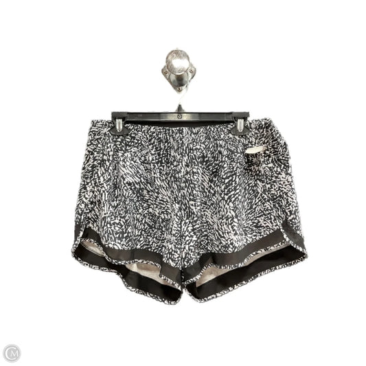 Athletic Shorts By Athleta In Black & White, Size: Xl