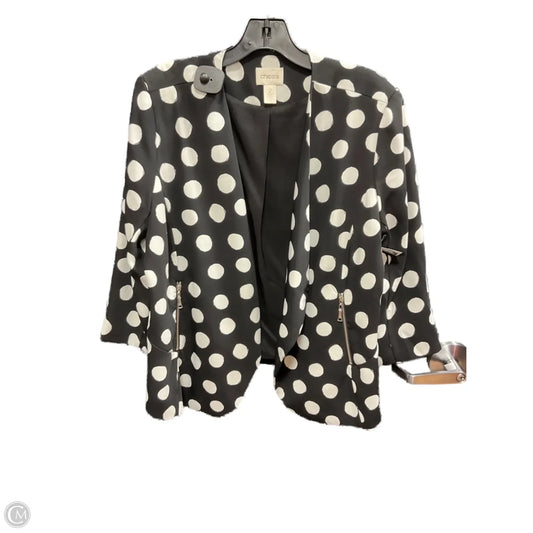 Blazer By Chicos In Polkadot Pattern, Size: L
