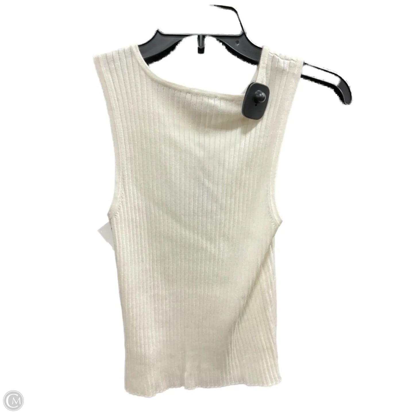 Top Sleeveless By Express In Cream, Size: M