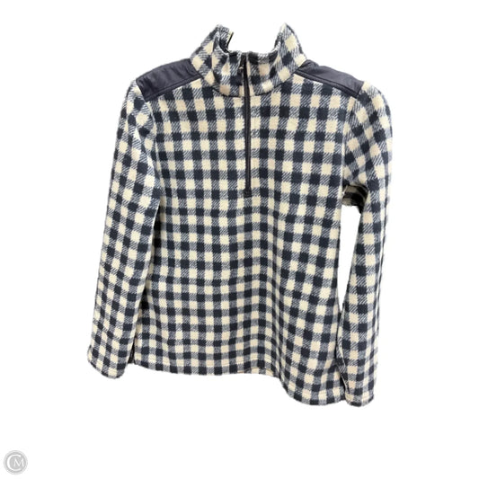 Top Long Sleeve By Talbots In Plaid Pattern, Size: S