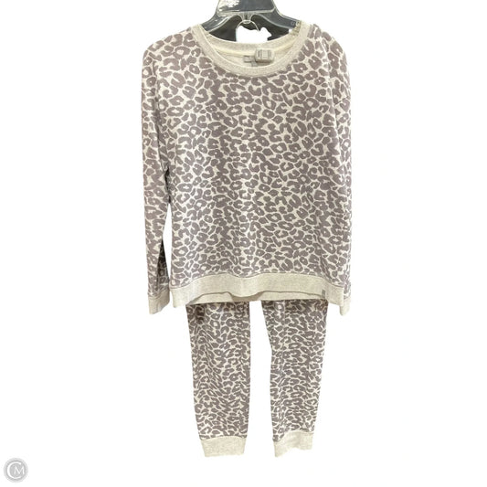 Top 2pc Long Sleeve By Talbots In Animal Print, Size: Xs