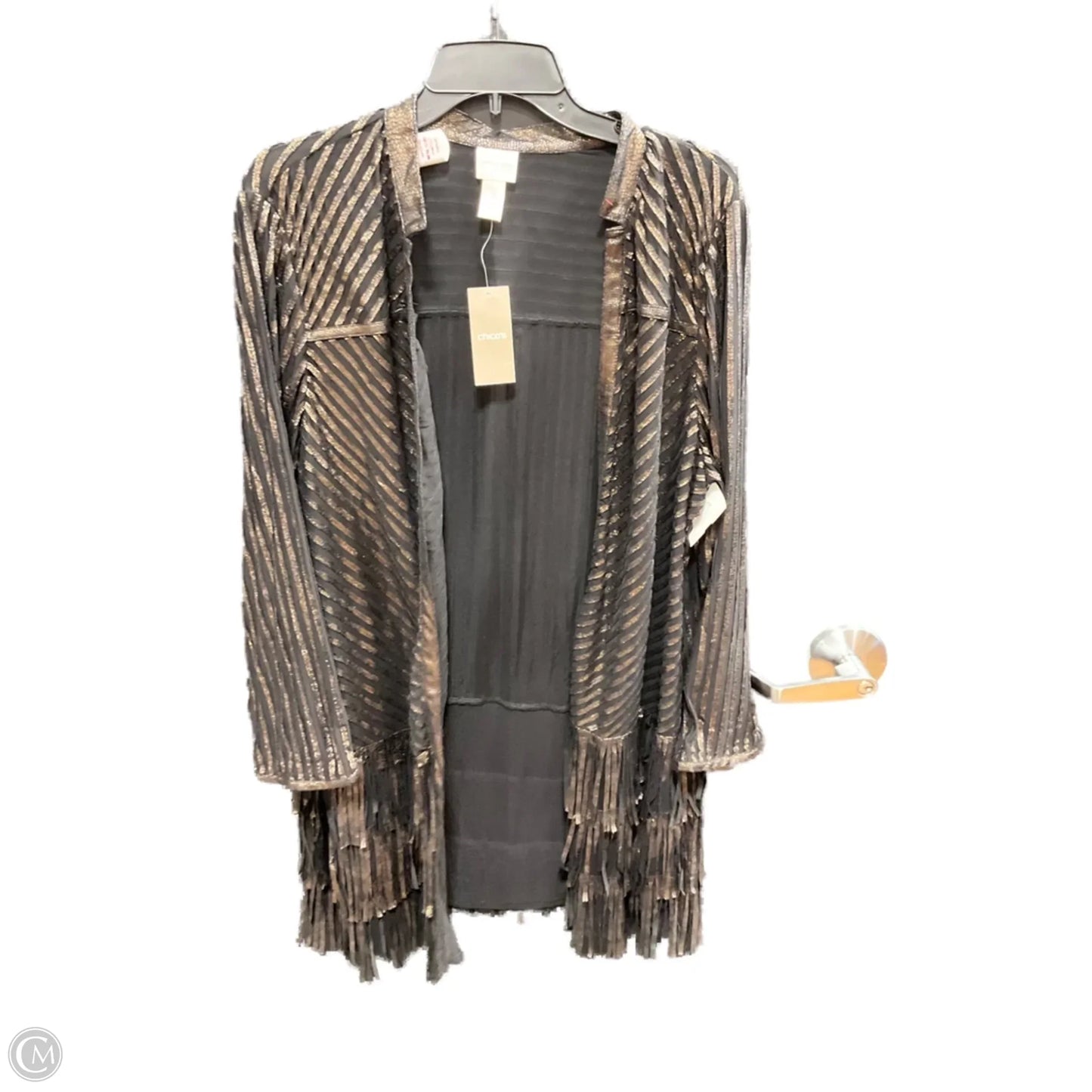 Jacket Other By Chicos In Black, Size: Xl
