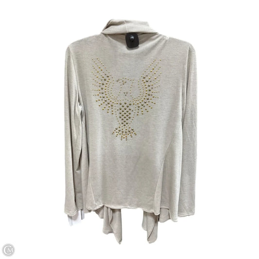 Cardigan By Wrangler In Beige, Size: L