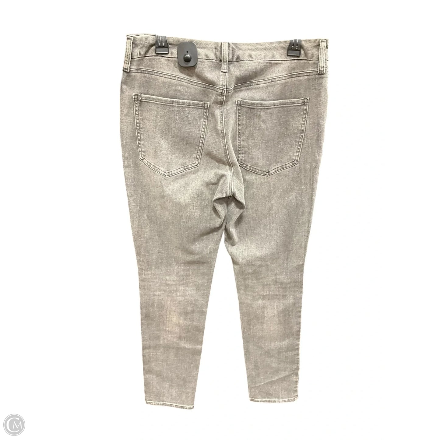 Jeans Skinny By Express In Grey Denim, Size: L