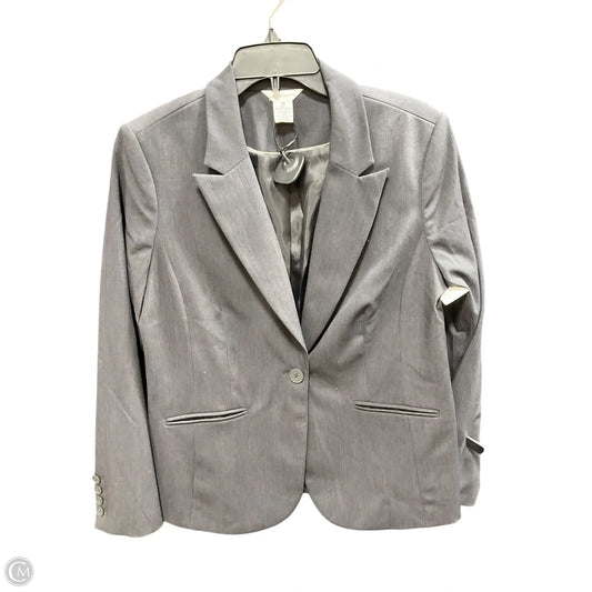 Blazer By Liz Claiborne In Grey, Size: 10