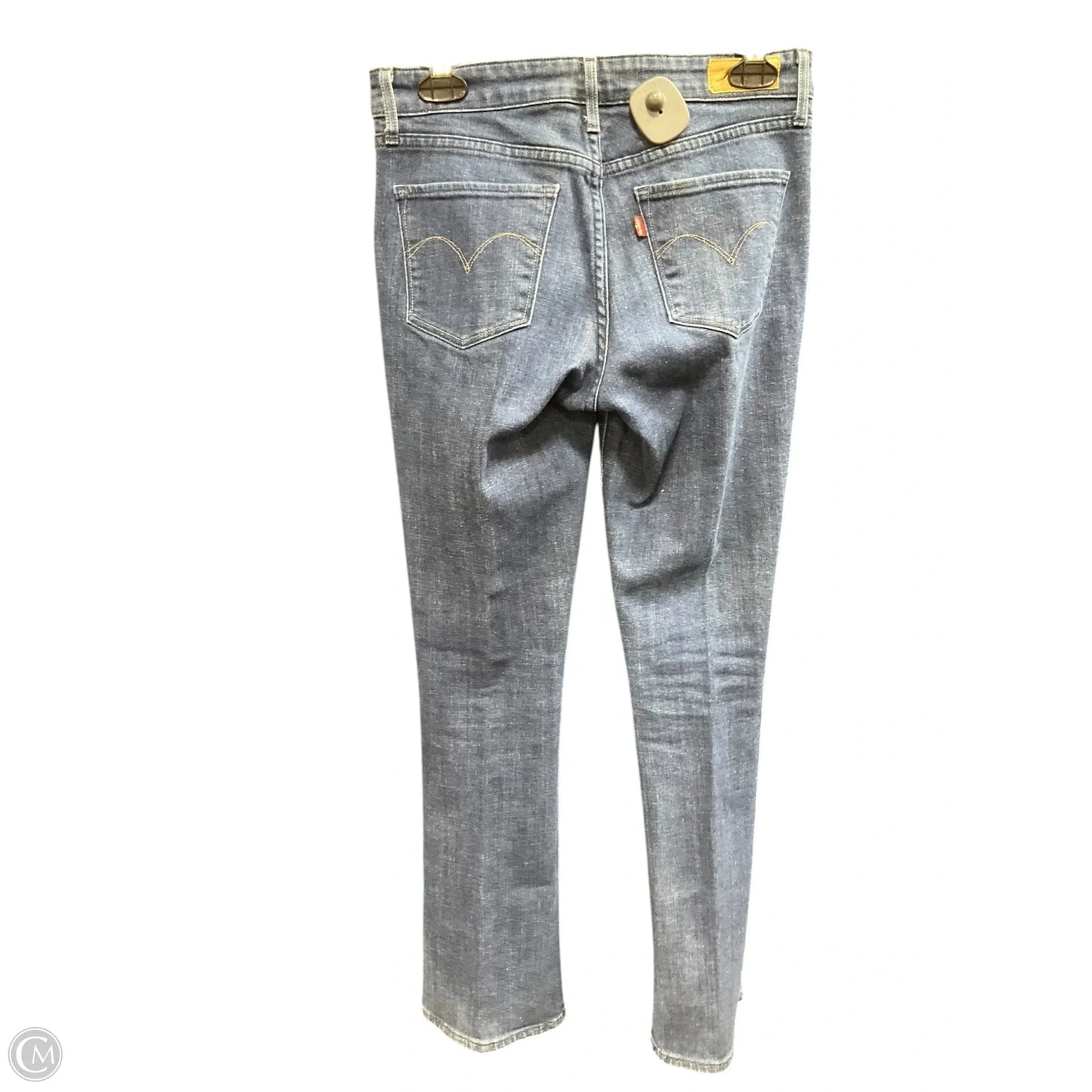 Jeans Boot Cut By Levis In Blue Denim, Size: 4