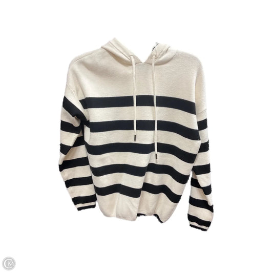 Sweatshirt Hoodie By Cynthia Rowley In Striped Pattern, Size: Xs