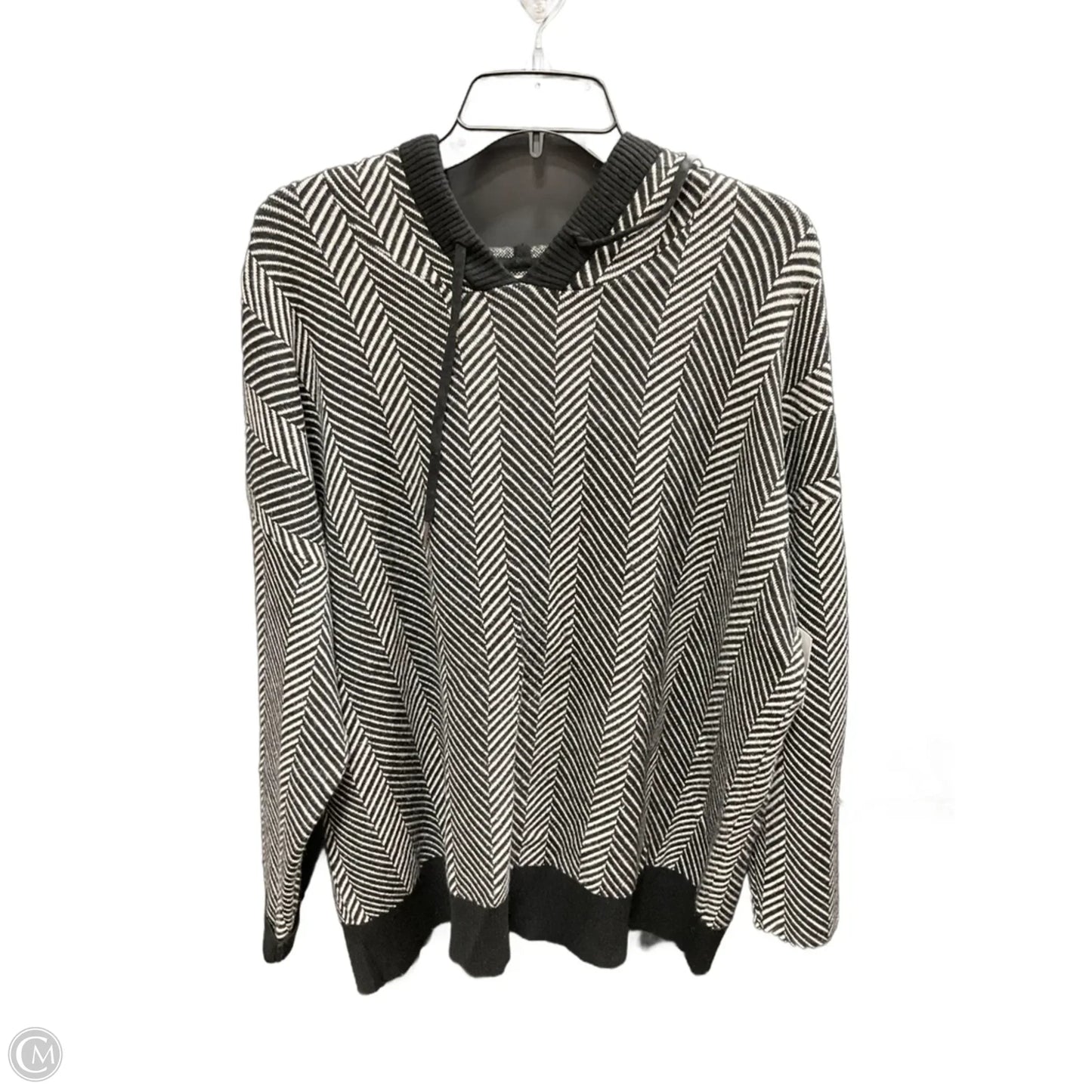 Sweater By Joie In Black & Cream, Size: 1x